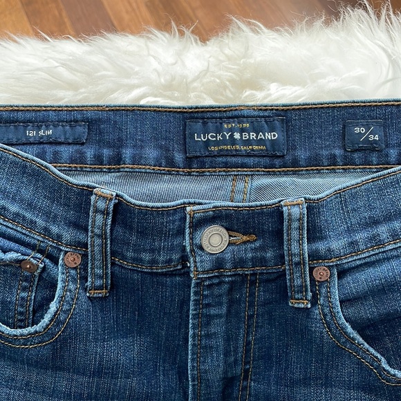 LUCKY BRAND MENS 121 SLIM STRAIGHT MENS JEANS - Picture 6 of 16